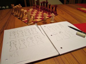 test pine chess knight